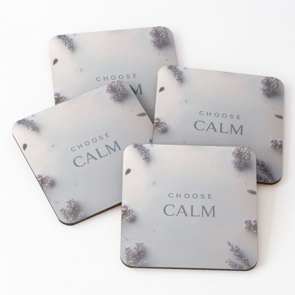 Item preview, Choose Calm Minimalist Typography Design designed and sold by MimisCornerCo.