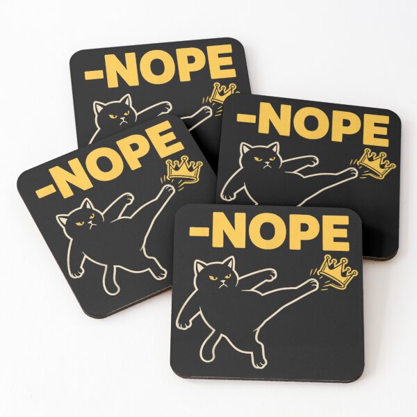 Item preview, Vintage No Kings In America Funny Cat Protest designed and sold by ElliKlemato.