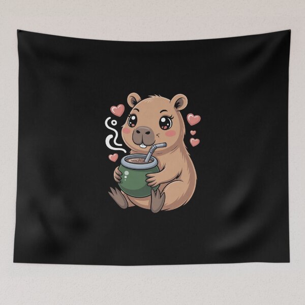 Item preview, Capybara Drinking Yerba Mate designed and sold by Peter Stawicki.