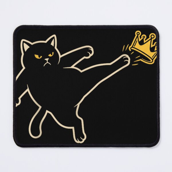 Item preview, Vintage No Kings In America Funny Cat Protest designed and sold by ElliKlemato.