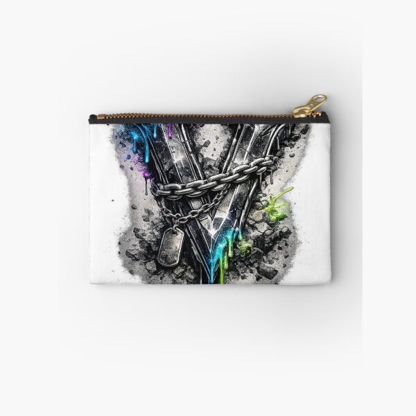 Item preview, Street Graffiti Metal Letter V Color Drip designed and sold by NOVR.