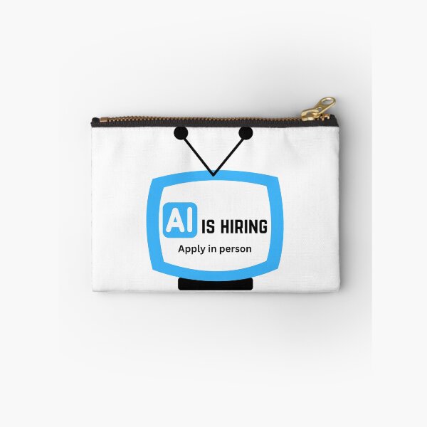 Item preview, AI Is Hiring TV Graphic Tee | Apply In Person, Tech Humor designed and sold by Geared Clothing Co..