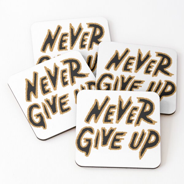 Item preview, Never Give Up designed and sold by Witty.