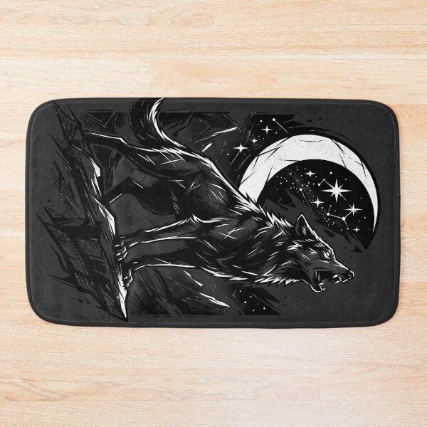 Item preview, Black Wolf Howling at the Moon designed and sold by SolaoLab.