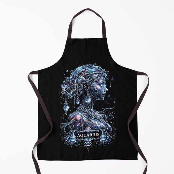 Item preview, Aquarius Cosmic Waterbearer – Galaxy Goddess Tee designed and sold by printedartgoods.