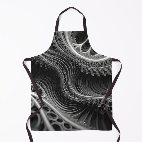 Item preview, Elegant Silver Fractal Flow designed and sold by Harmonic_Layers.