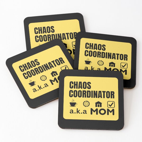 Item preview, Chaos Coordinator A.K.A. Mom Sticker – Perfect for Busy Moms designed and sold by FestivityFinds.