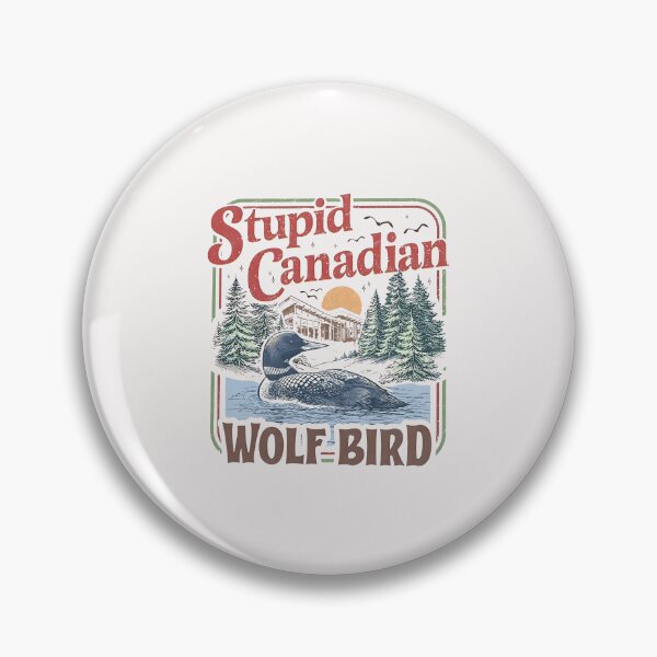 Item preview, Stupid Canadian Wolf Bird , Funny Animal Heated Rivalry  designed and sold by GesanoSchuza.