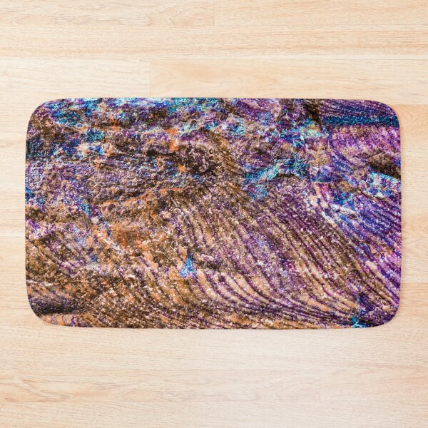 Item preview, Iridescent Rock Texture – Purple Blue Mineral Abstract Photography designed and sold by aadventures.