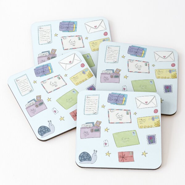Item preview, snail mail sticker sheet designed and sold by Sophie Louise Arts.