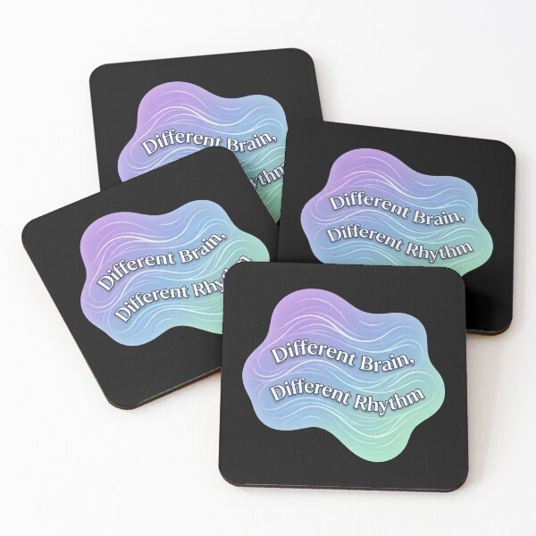 Item preview, Different brain, different rhythm | Adhd awareness designed and sold by SocialStaticz.