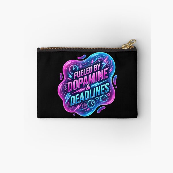 Item preview, Fueled by dopamine and deadines | Adhd awareness designed and sold by SocialStaticz.