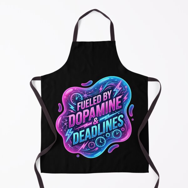 Item preview, Fueled by dopamine and deadines | Adhd awareness designed and sold by SocialStaticz.
