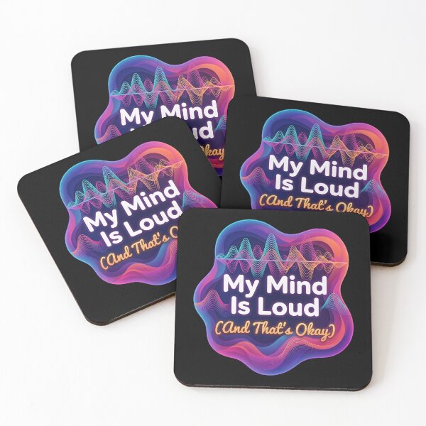 Item preview, My mind is loud and that's okay | Adhd awareness designed and sold by SocialStaticz.