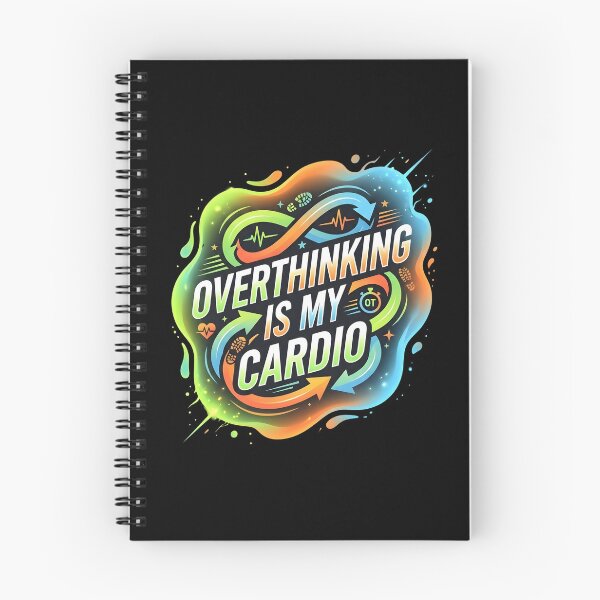 Item preview, Overthinking is my cardio | Adhd awareness designed and sold by SocialStaticz.
