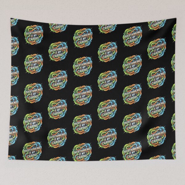 Item preview, Overthinking is my cardio | Adhd awareness designed and sold by SocialStaticz.