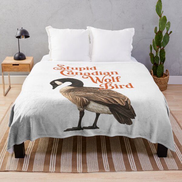 Item preview, Stupid Canadian Wolf Bird ,Funny Goose Meme designed and sold by GesanoSchuza.