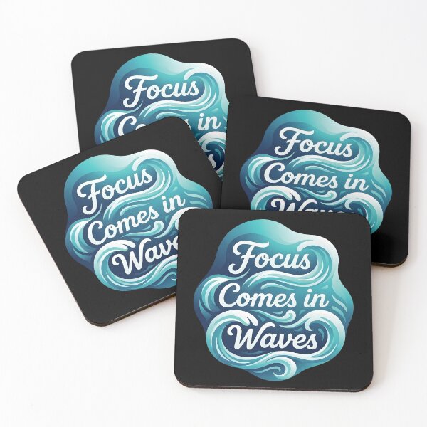 Item preview, Focus comes in waves | Adhd awareness designed and sold by SocialStaticz.
