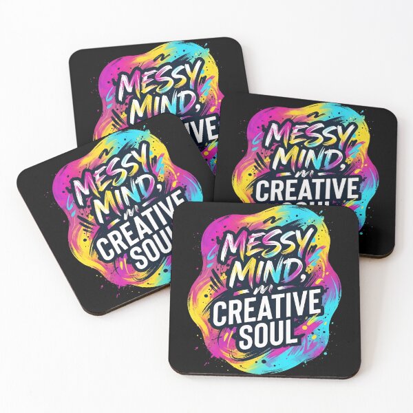 Item preview, Messy mind creative soul | Adhd awareness designed and sold by SocialStaticz.
