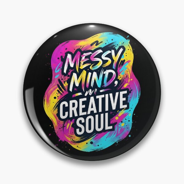 Item preview, Messy mind creative soul | Adhd awareness designed and sold by SocialStaticz.