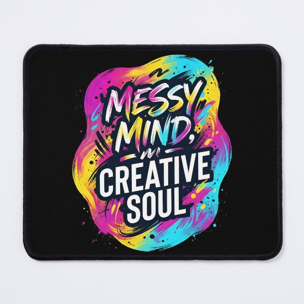 Item preview, Messy mind creative soul | Adhd awareness designed and sold by SocialStaticz.