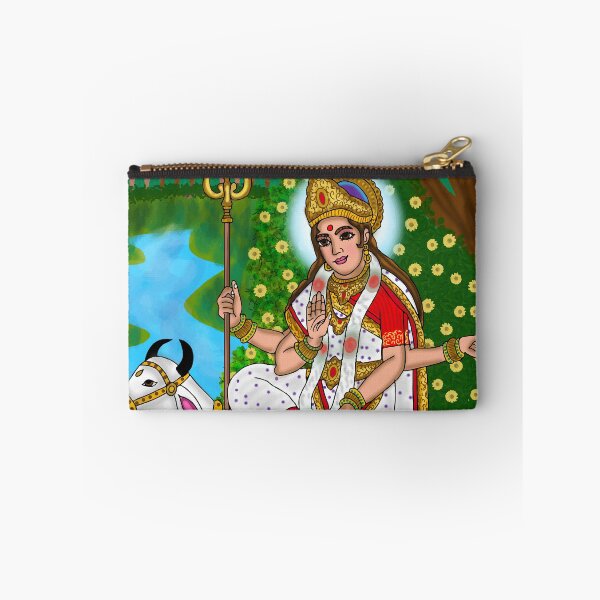 Item preview, Goddess Mahagauri Divine Design – Hindu Navdurga Spiritual Artwork designed and sold by Harshit_Digital_Arts.
