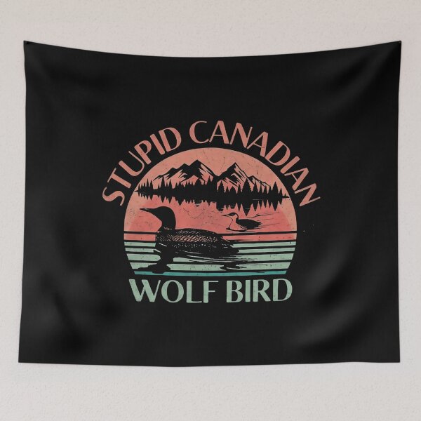 Item preview, Stupid Canadian Wolf Bird, Heated But Submissive Movie, Heated Rivalry designed and sold by GesanoSchuza.