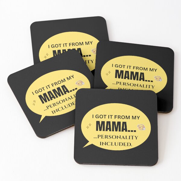 Item preview, I Got It From My Mama Sticker – Fun and Playful Design for Moms designed and sold by FestivityFinds.