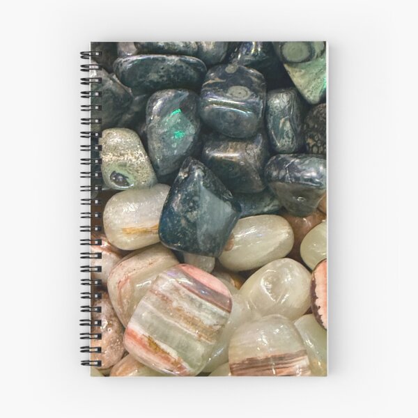 Item preview, Mixed Crystal Stones – Dark Green and Banded Onyx Gem Texture designed and sold by aadventures.