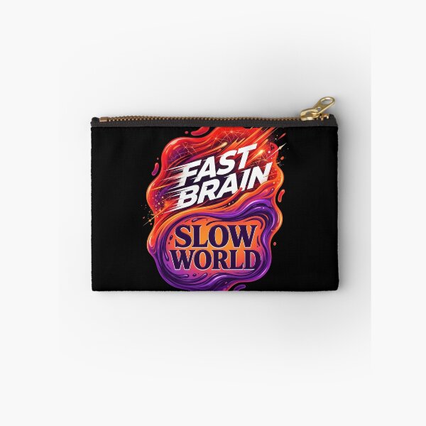 Item preview, Fast brain slow world | Adhd awareness designed and sold by SocialStaticz.