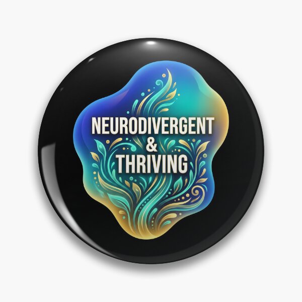 Item preview, Neurodivergent and thriving | Adhd awareness designed and sold by SocialStaticz.