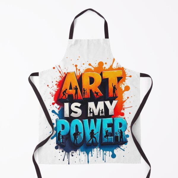 Item preview, Art Is My Power - Vibrant Creative Silhouettes and Paint Splatters designed and sold by Serjames.