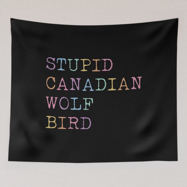 Item preview, Stupid Canadian Wolf Bird, Heated Rivalry, Team Hollanov Hockey  designed and sold by GesanoSchuza.