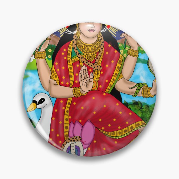 Item preview, Goddess Mansa Design – Hindu Serpent Goddess Spiritual Artwork designed and sold by Harshit_Digital_Arts.