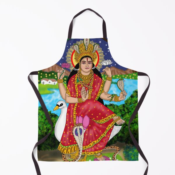 Item preview, Goddess Mansa Design – Hindu Serpent Goddess Spiritual Artwork designed and sold by Harshit_Digital_Arts.
