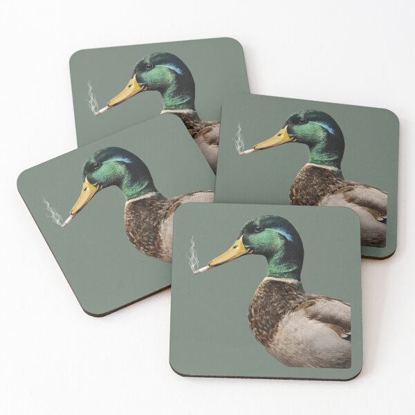Item preview, Mallard Smoking Cigarette Meme Funny Mallard Duck Hunting designed and sold by BrandyFreika.