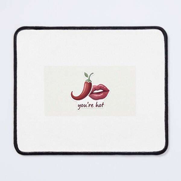 Item preview, Spicy Chili Lips You’re Hot Funny Flirty Aesthetic Sticker designed and sold by keera25.