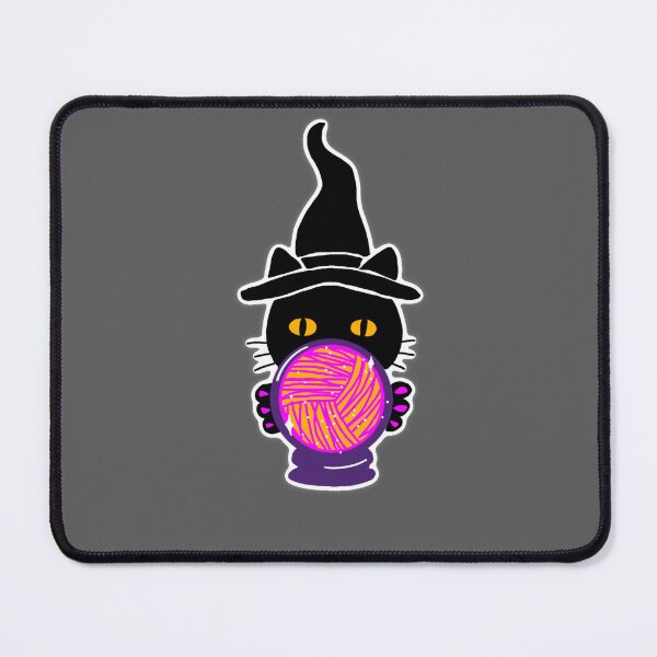 Item preview, Yarn Witch Cat Magic Sticker designed and sold by ArtyWares.