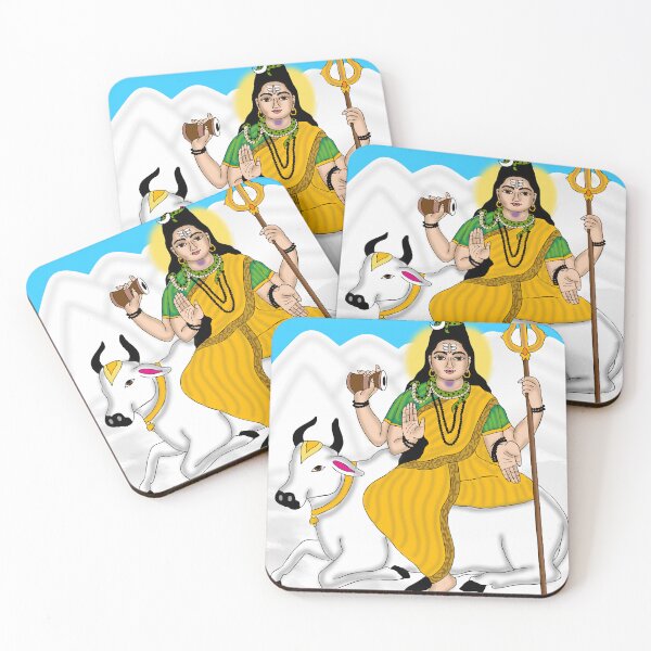 Item preview, Goddess Maheshwari Divine Design – Sacred Hindu Shakti Artwork designed and sold by Harshit_Digital_Arts.