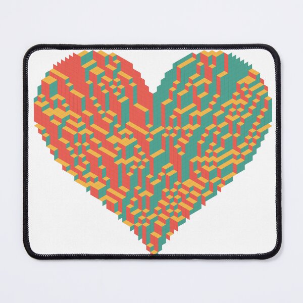 Item preview, Geometric Lozenge Tiling Art Print - Albina Heart designed and sold by tilinger.