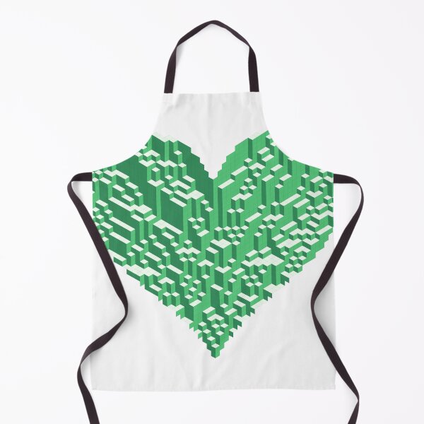 Item preview, Geometric Lozenge Tiling Art Print - Emerald Dream Heart designed and sold by tilinger.