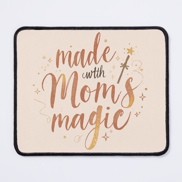 Item preview, Made with Mom’s Magic — Rose-Gold Glitter Mug designed and sold by FestivityFinds.