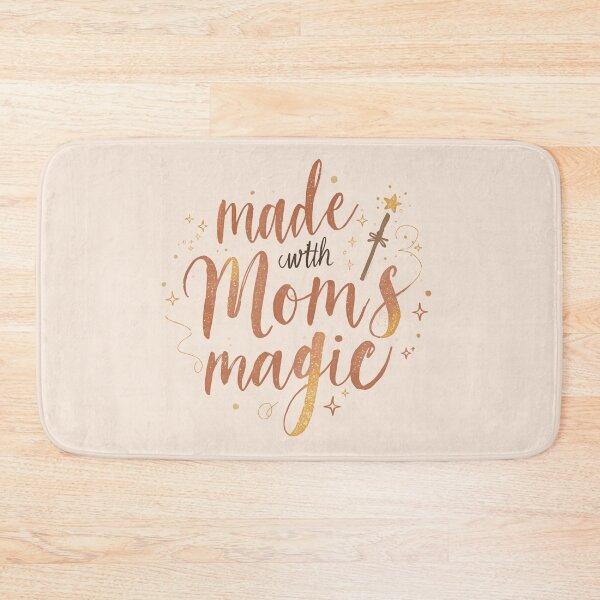 Item preview, Made with Mom’s Magic — Rose-Gold Glitter Mug designed and sold by FestivityFinds.