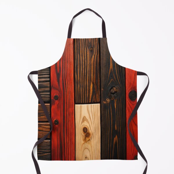 Item preview, Red and Black Rustic Wood Plank Texture Bold Modern Industrial Pattern designed and sold by Kaleidoscope Print.