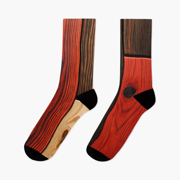 Item preview, Red and Black Rustic Wood Plank Texture Bold Modern Industrial Pattern designed and sold by Kaleidoscope Print.