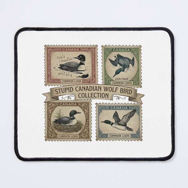 Item preview, Stupid Canadian Wolf Bird Collection Canada , Heated Rivalry designed and sold by GesanoSchuza.