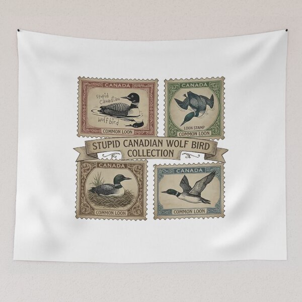 Item preview, Stupid Canadian Wolf Bird Collection Canada , Heated Rivalry designed and sold by GesanoSchuza.