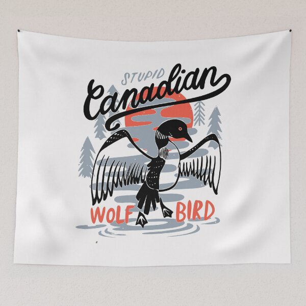 Item preview, Heated Rivalry Inspired Stupid Canadian Wolf Bird designed and sold by GesanoSchuza.