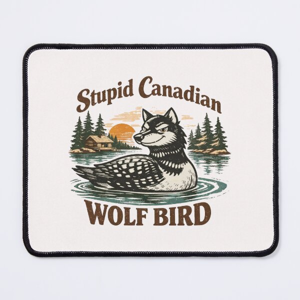 Item preview, Stupid Canadian Wolf Bird , Heated Rivalry Inspired Clothes, Vintage Sarcastic AnimalStupid Canadian Wolf Bird , Heated Rivalry Inspired Clothes, Vintage Sarcastic Animal designed and sold by GesanoSchuza.