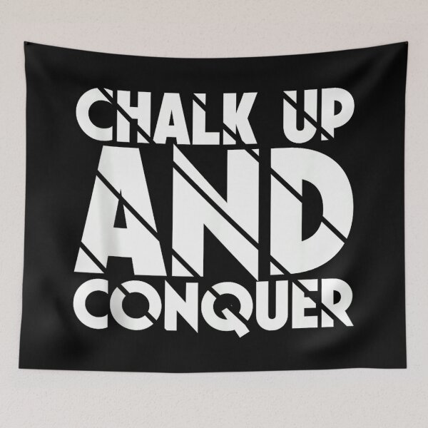 Item preview, Boulderer Chalk Up And Conquer Bouldering designed and sold by JoyJRamos.